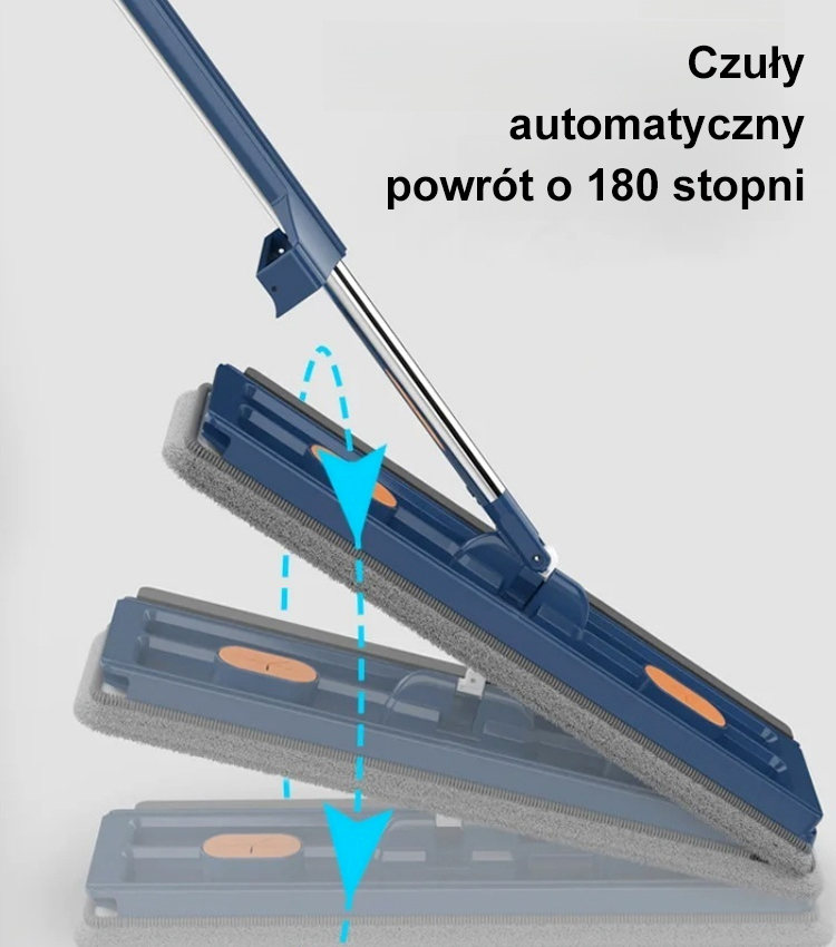 Samowyciskający mop płaski