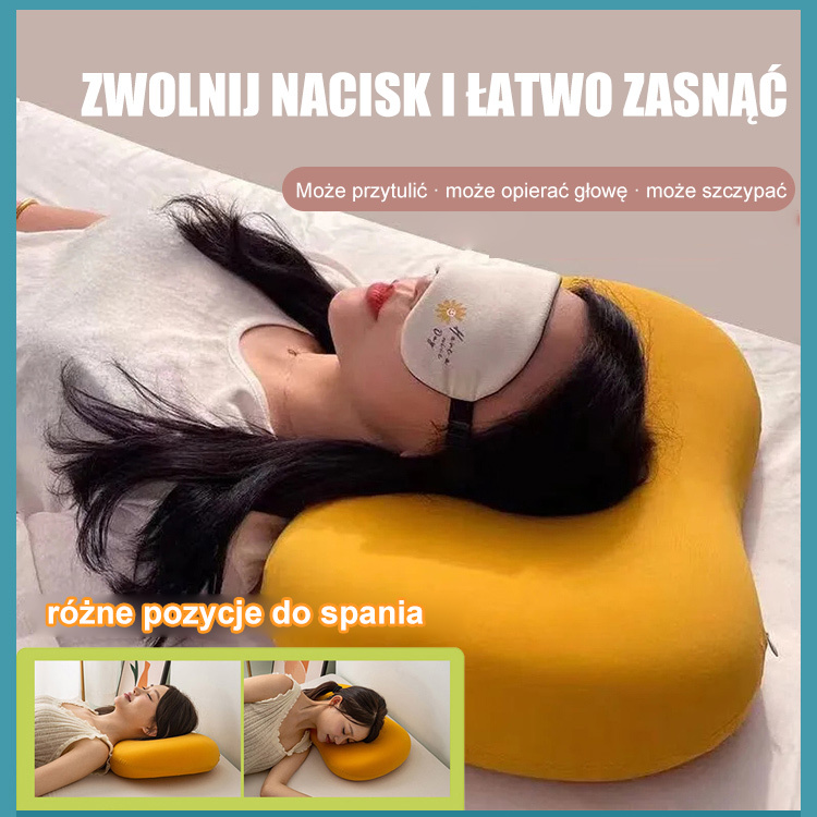 Poduszka odciążająca podobna do brzucha kota