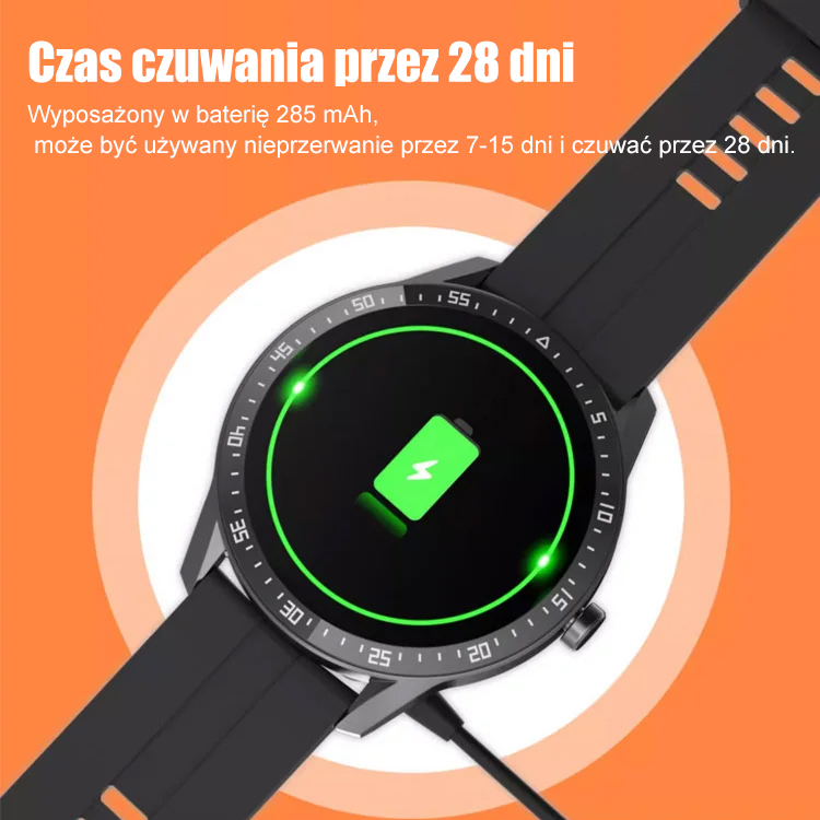 【🔥🔥🔥Polecane ulubione produkty】Zegarek Bluetooth z czujnikiem tętna