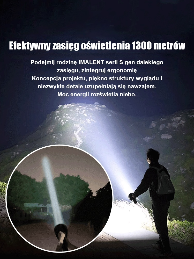 Wielofunkcyjna latarka o mocnym świetle