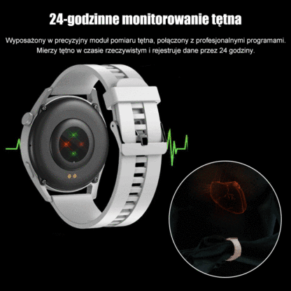 【🔥🔥🔥Polecane ulubione produkty】Zegarek Bluetooth z czujnikiem tętna
