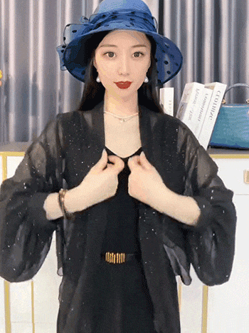 滿天星時尚百搭氣質防曬披肩