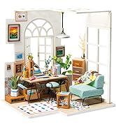 Rolife DIY Miniature Dollhouse Kit Diorama Room Model with LED Gifts for Boys Girls Women Friends...