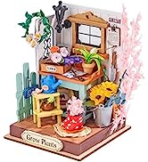 Rolife DIY Miniature Dollhouse Kit Tiny Mini House Kit Craft Gifts for Adults/Teens (Terrace Garden)
