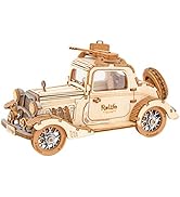 Rolife 3D Wooden Puzzles Retro Car Model - Collectibles Wooden Model Kits for Adults Desk Toys Di...