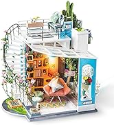 Rolife DIY Miniature Dollhouse Kit Duplex Loft Model Building Sets Gifts for Teens/Adults (Dora's...