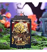 Rolife DIY Craft Kits for Adults Teens 7" Miniature House Kit with LED, DIY Book Nook Kit Diorama...