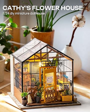 rolife diy miniature house kit greenhouse dg104