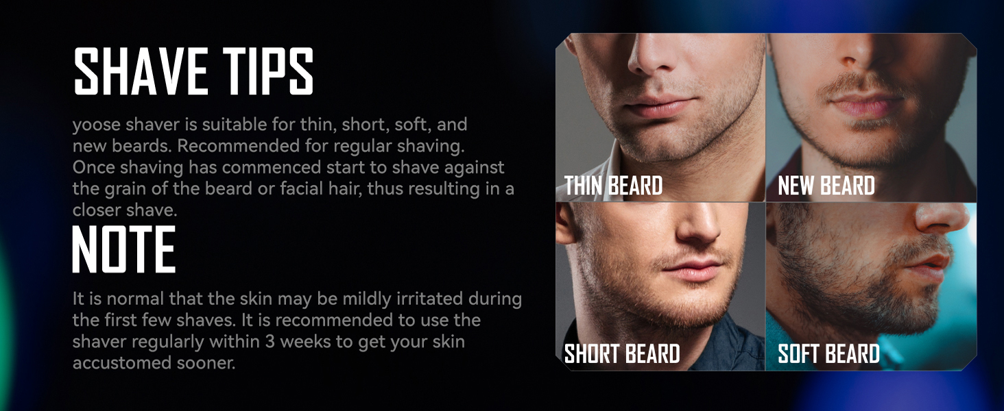 Shave tips