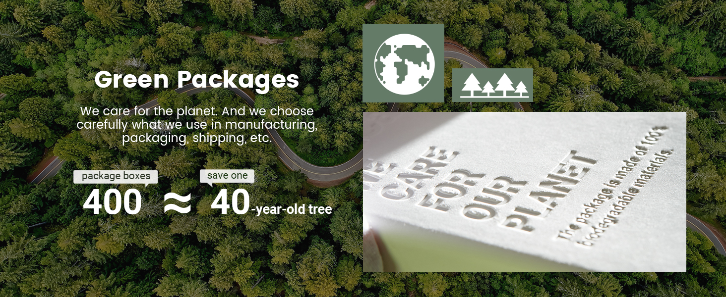 green packages