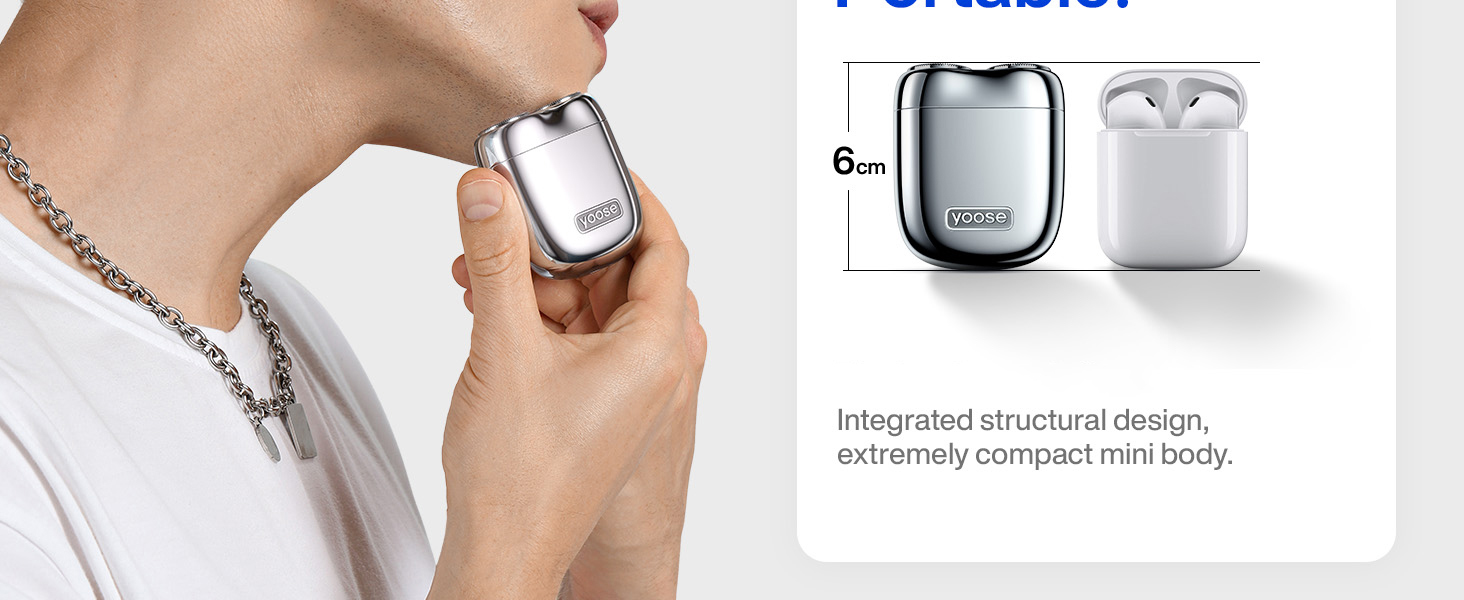yoose Trendy Portable Alloy MINI Shaver 2.0