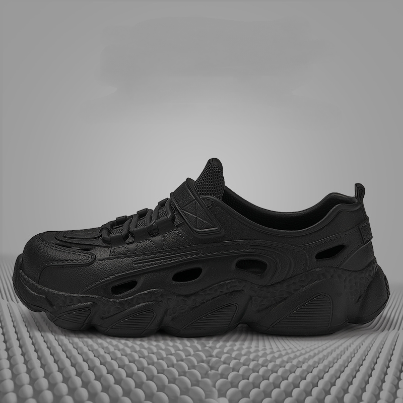 防臭運動洞洞外穿厚底防滑沙灘透氣戶外鞋靴