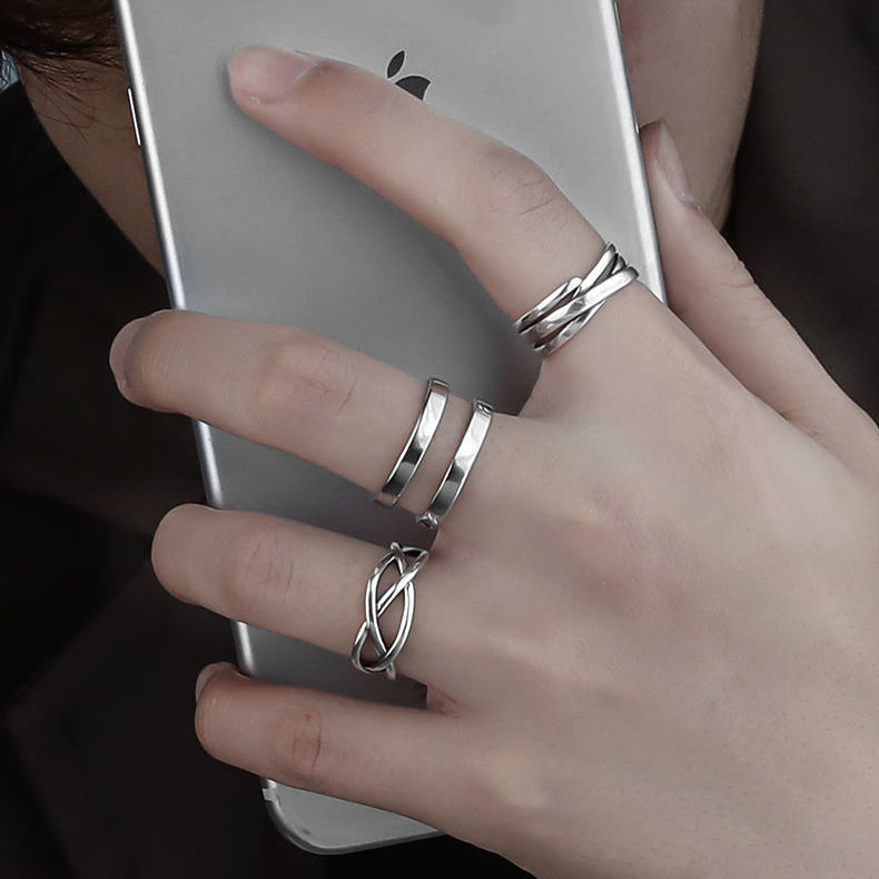 可調節簡約冷淡風ins小眾高級指環戒指首飾