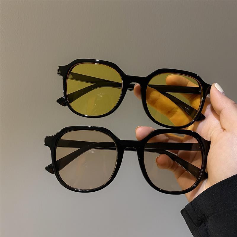 街拍復古個性時尚茶色顯瘦ins韓版墨鏡太陽鏡