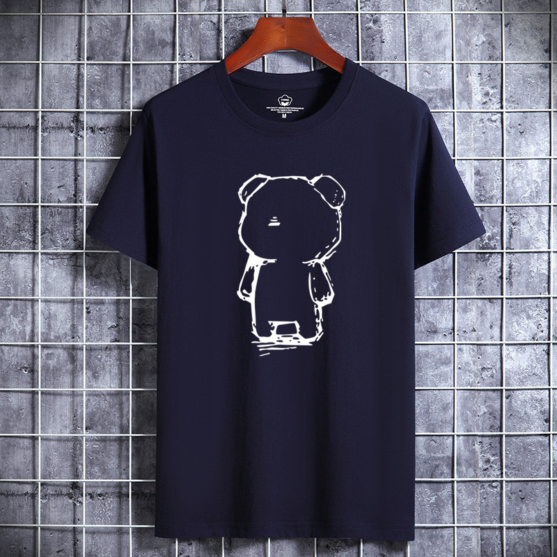 寬鬆潮流百搭純棉打底衫短袖t恤(17色)-Nuostyle