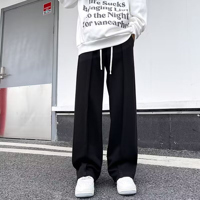 美式垂墜感潮流百搭運動長褲褲裝