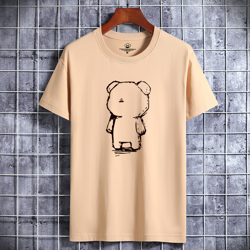 寬鬆潮流百搭純棉打底衫短袖t恤（17色）-Nuostyle