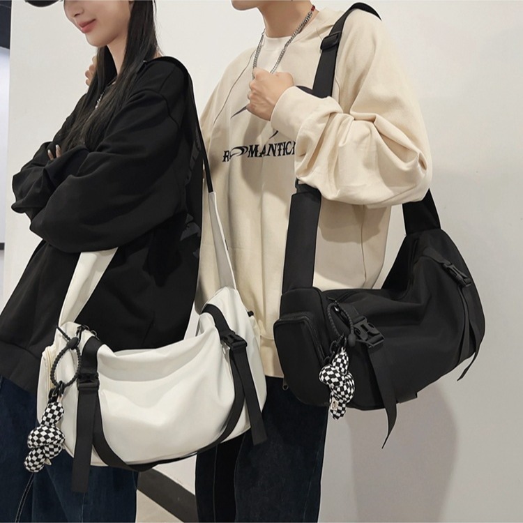 原宿風大容量工裝單肩斜挎手提包