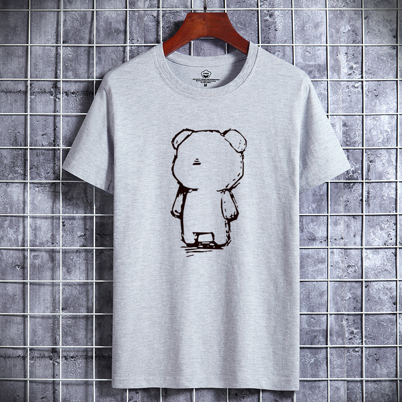 寬鬆潮流百搭純棉打底衫短袖t恤(17色)-Nuostyle