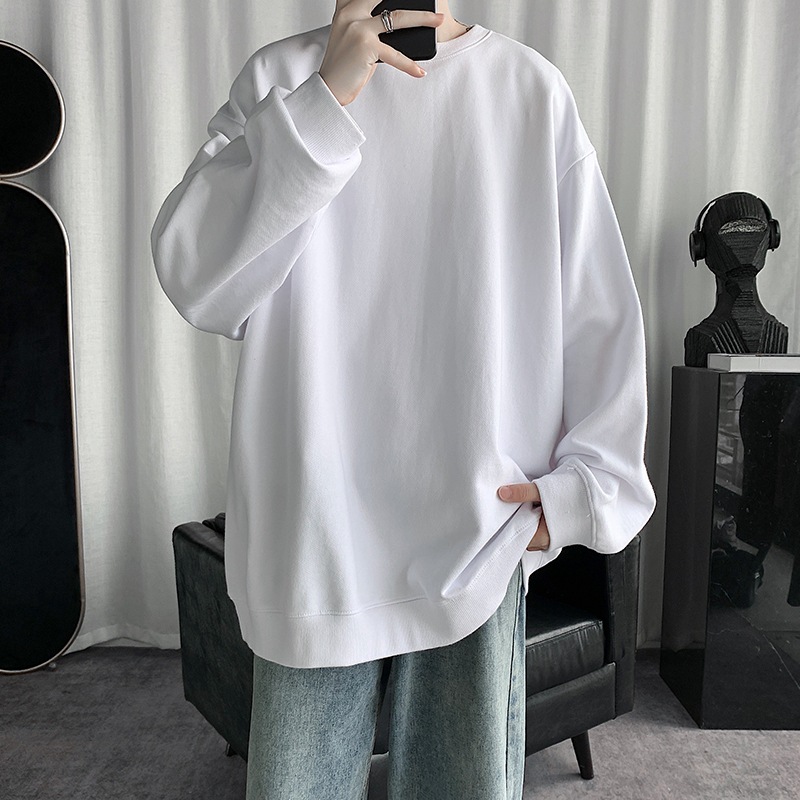 港風純色寬鬆韓版衛衣