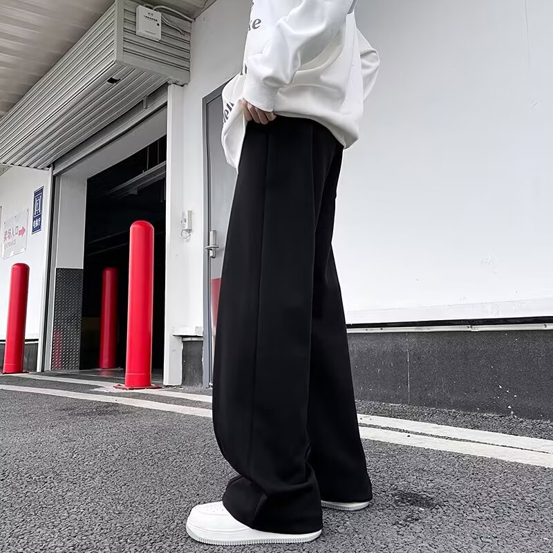 美式垂墜感潮流百搭運動長褲褲裝