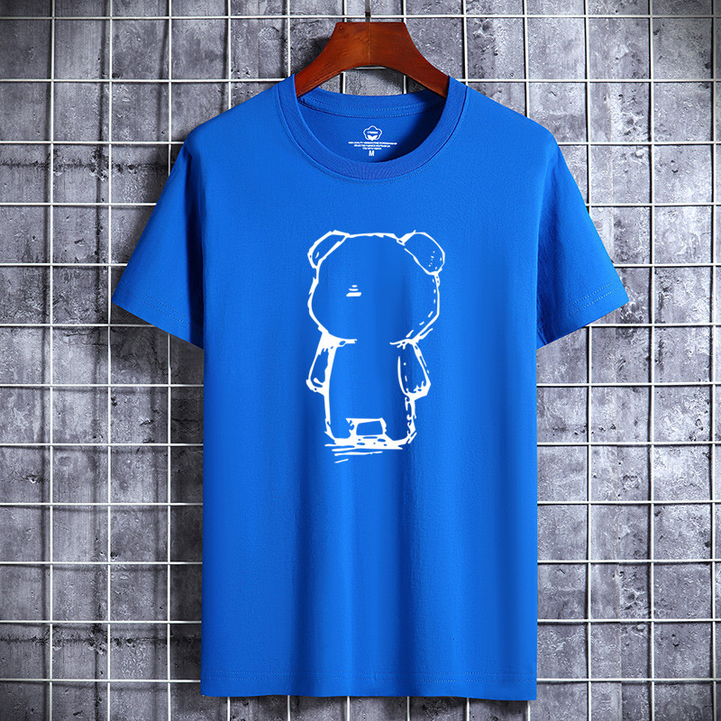 寬鬆潮流百搭純棉打底衫短袖t恤(17色)-Nuostyle