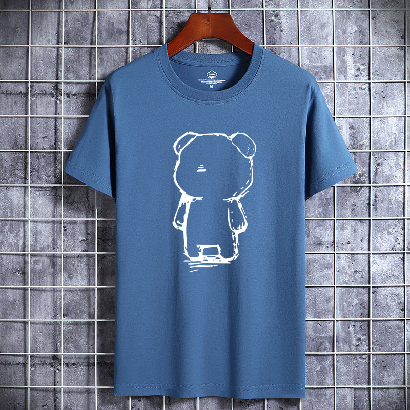 寬鬆潮流百搭純棉打底衫短袖t恤(17色)-Nuostyle