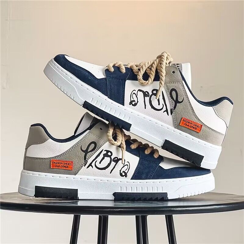 透氣潮流百搭小眾板鞋厚底運動鞋靴