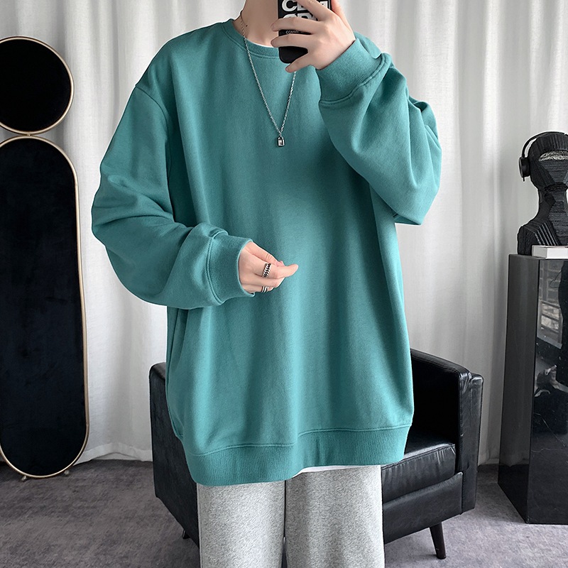 港風純色寬鬆韓版衛衣