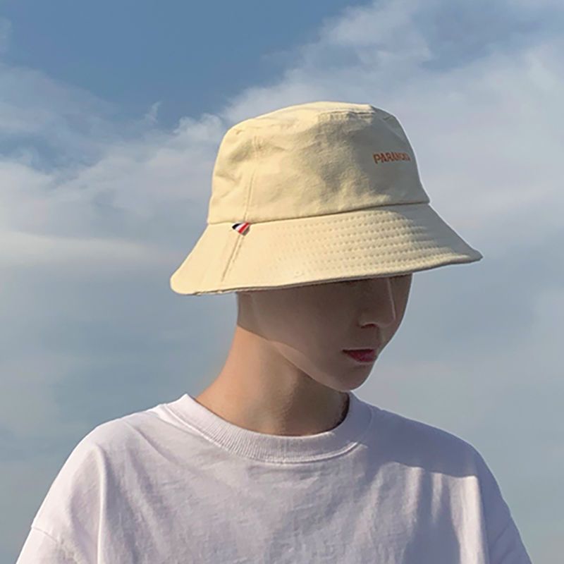 韓版潮流百搭圓臉嘻哈戶外防曬遮陽盆帽漁夫帽帽子