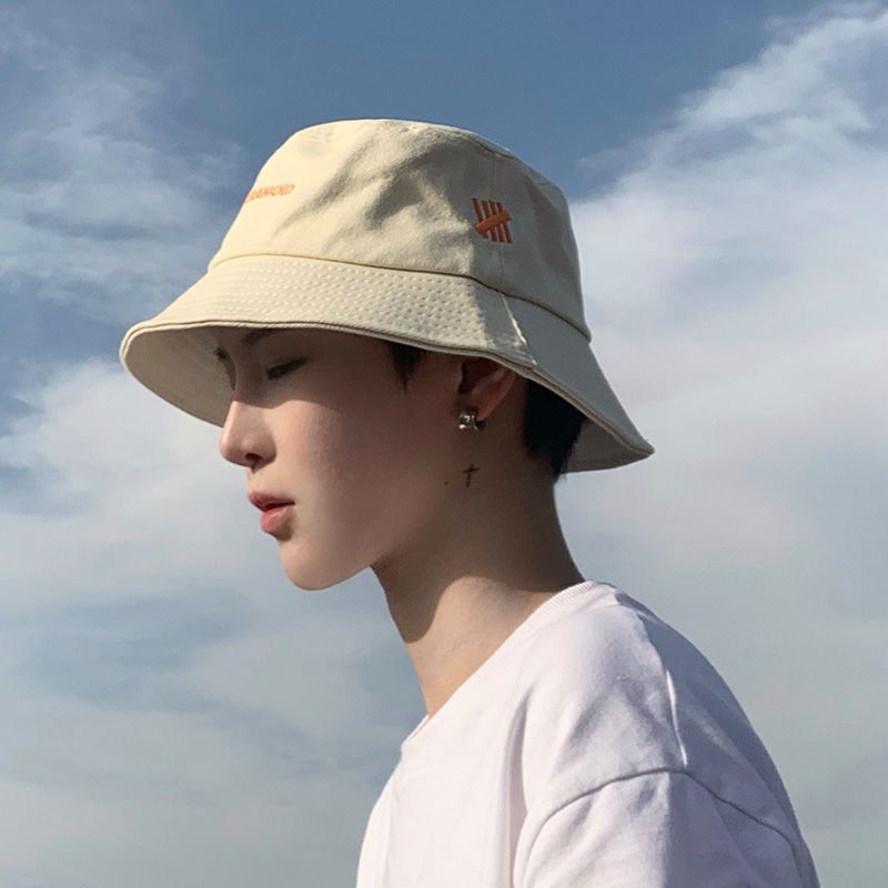 韓版潮流百搭圓臉嘻哈戶外防曬遮陽盆帽漁夫帽帽子