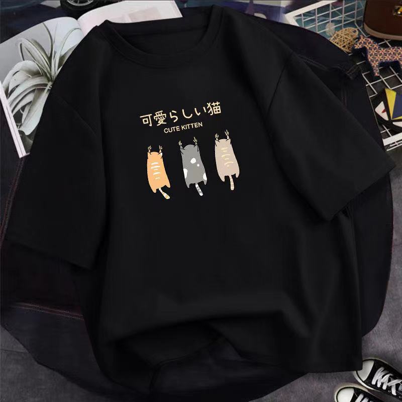 純棉寬鬆大碼百搭韓版短袖t恤（10色）