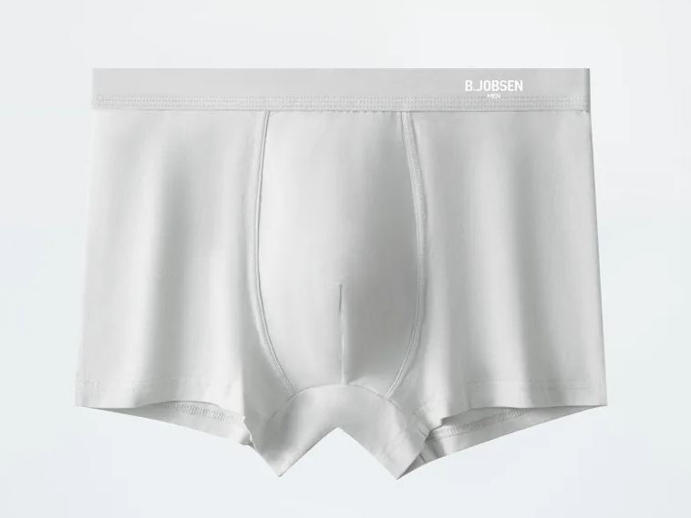 純色抑菌大碼中腰速乾四角透氣內褲平角褲-Nuostyle