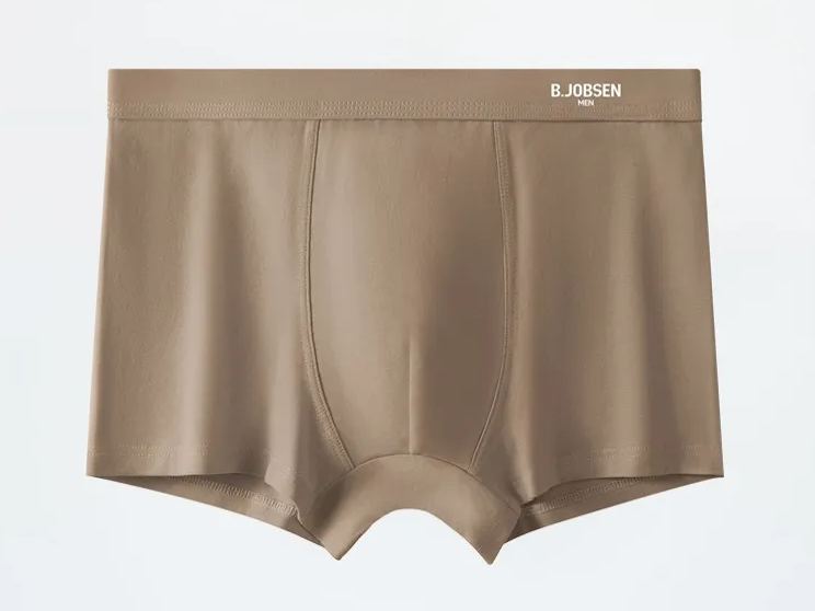 純色抑菌大碼中腰速乾四角透氣內褲平角褲-Nuostyle