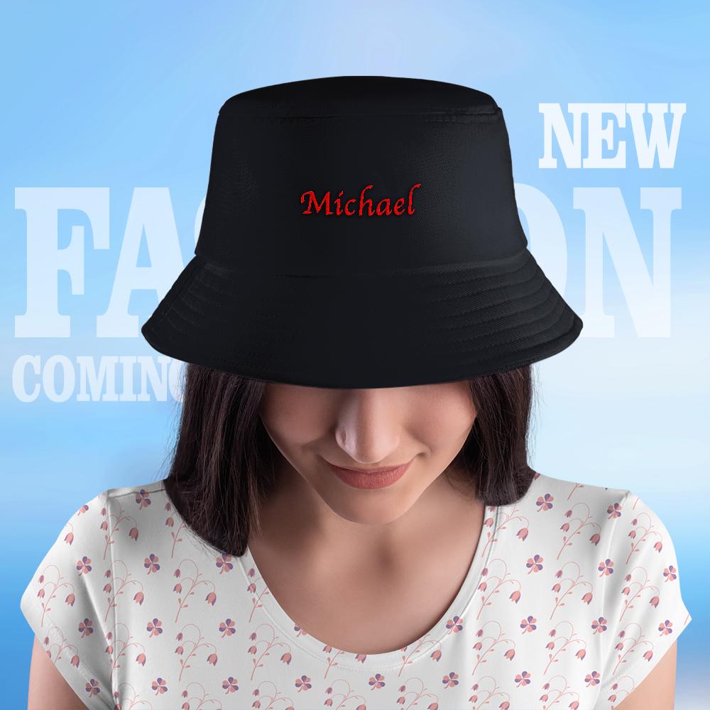 Custom Your Embroidered Bucket Hat With Personalized Name Gift