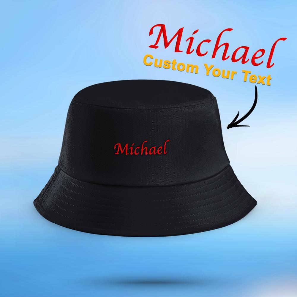 Custom Your Embroidered Bucket Hat With Personalized Name Gift