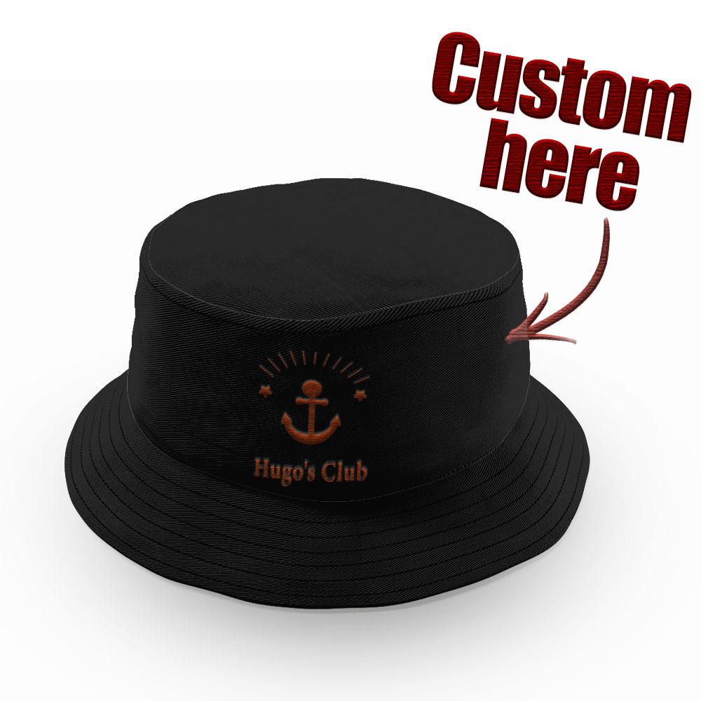 Custom Bucket Hat With Your Logo And Words Custom Embroidered Bucket Hat Fisherman's Hat