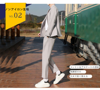 トレンドメンズ必須の自分磨きトレンドメンズ秋冬シーズンスーツ新商品