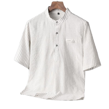 夏のメンズ♡ゆったり半袖メンズ半袖綿麻Tシャツメンズ半袖メンズ夏トップス
