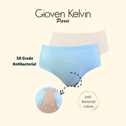 GIOVEN KELVIN Seamless Panty Women Shape Pants Slimming 【HIPSTER】 - Size M to XL (2 pcs, Light weight)