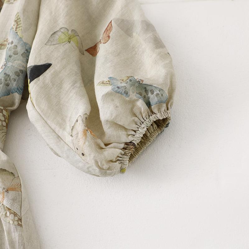 顯瘦清冷 新中式設計 長裙 春夏 新款 國風 連身裙 洋裝