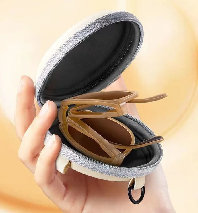 付贈精裝眼鏡盒 摺疊偏光墨鏡 防花粉防紫外線 旅行 釣魚 駕車 登山 戶外太陽鏡 時尚單品ootd