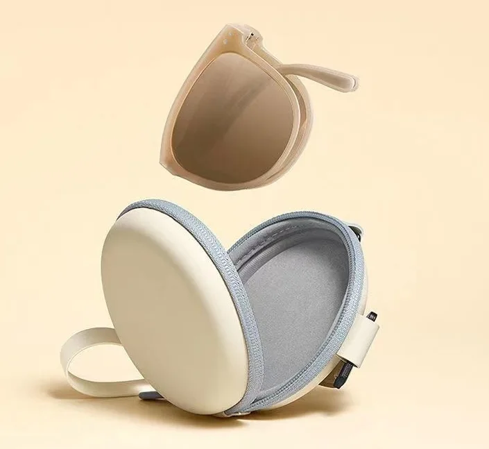 付贈精裝眼鏡盒 摺疊偏光墨鏡 防花粉防紫外線 旅行 釣魚 駕車 登山 戶外太陽鏡 時尚單品ootd