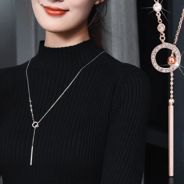 出眾穿搭單品 線條流蘇項鏈 成熟簡約 fashion ootd 休閒搭配成人女裝配件