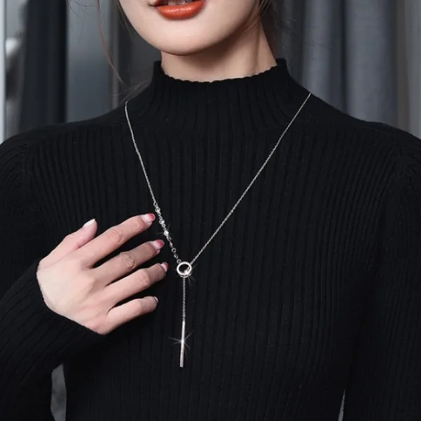 出眾穿搭單品 線條流蘇項鏈 成熟簡約 fashion ootd 休閒搭配成人女裝配件