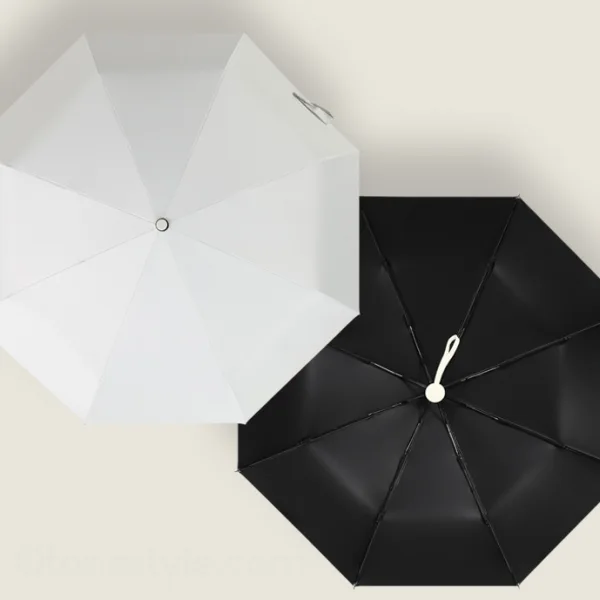 0.5s全自動晴雨傘 環保材質遮陽傘 雙龍骨輕便可折疊