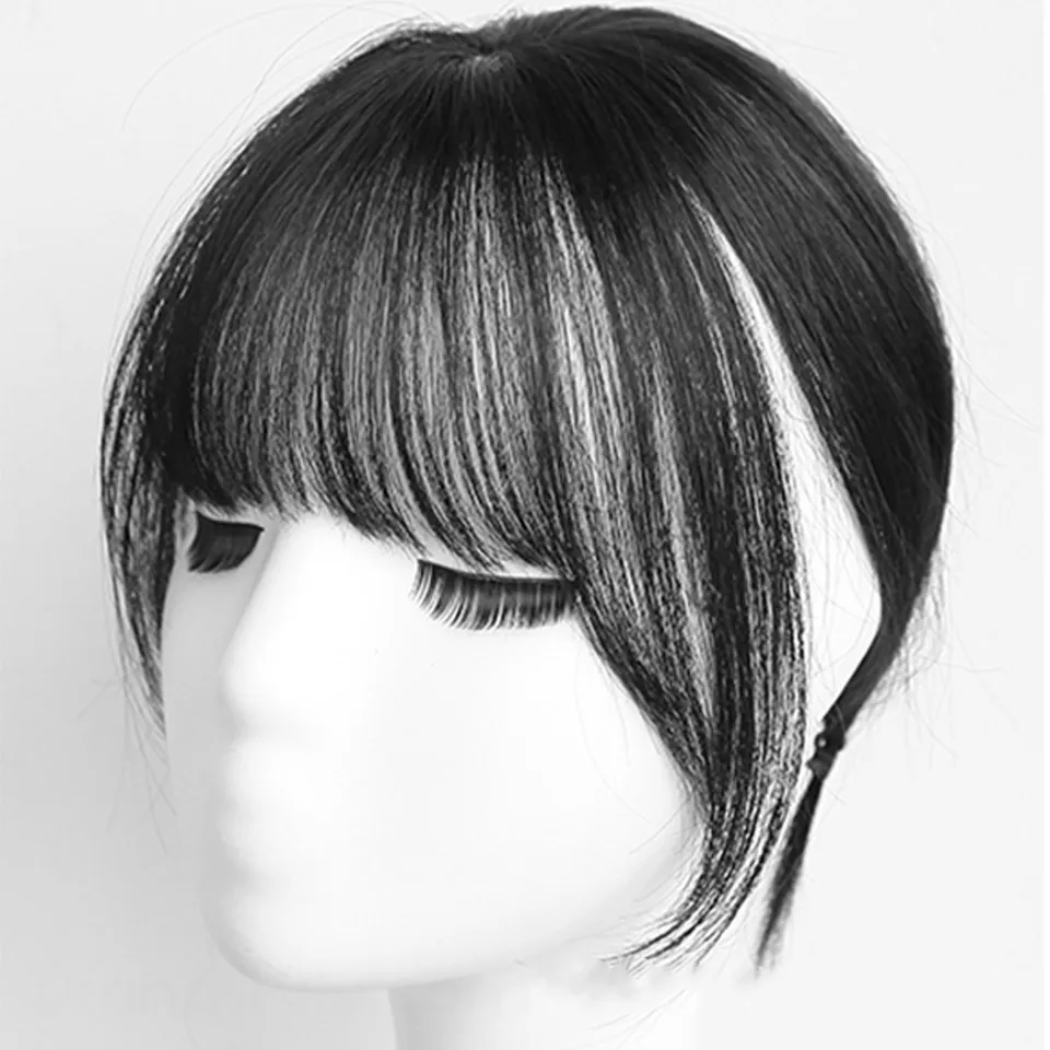 空氣瀏海髮貼 無痕髮片假瀏海 瀏海 髮片 假髮 無痕髮片 bb夾髮片 造型假髮假髮片新娘瀏海 仿真髮假髮