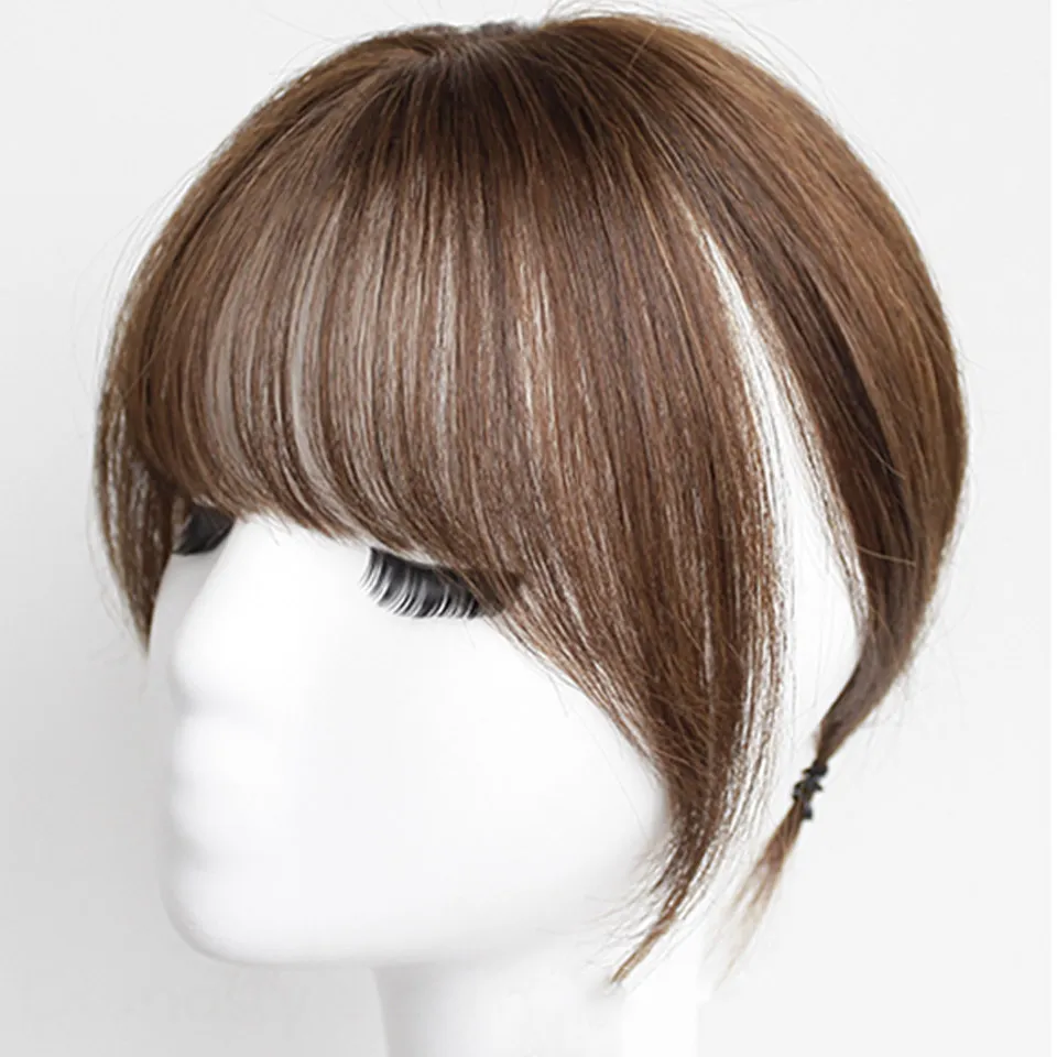 空氣瀏海髮貼 無痕髮片假瀏海 瀏海 髮片 假髮 無痕髮片 bb夾髮片 造型假髮假髮片新娘瀏海 仿真髮假髮