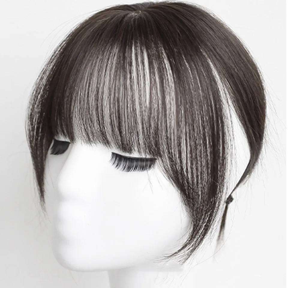 空氣瀏海髮貼 無痕髮片假瀏海 瀏海 髮片 假髮 無痕髮片 bb夾髮片 造型假髮假髮片新娘瀏海 仿真髮假髮