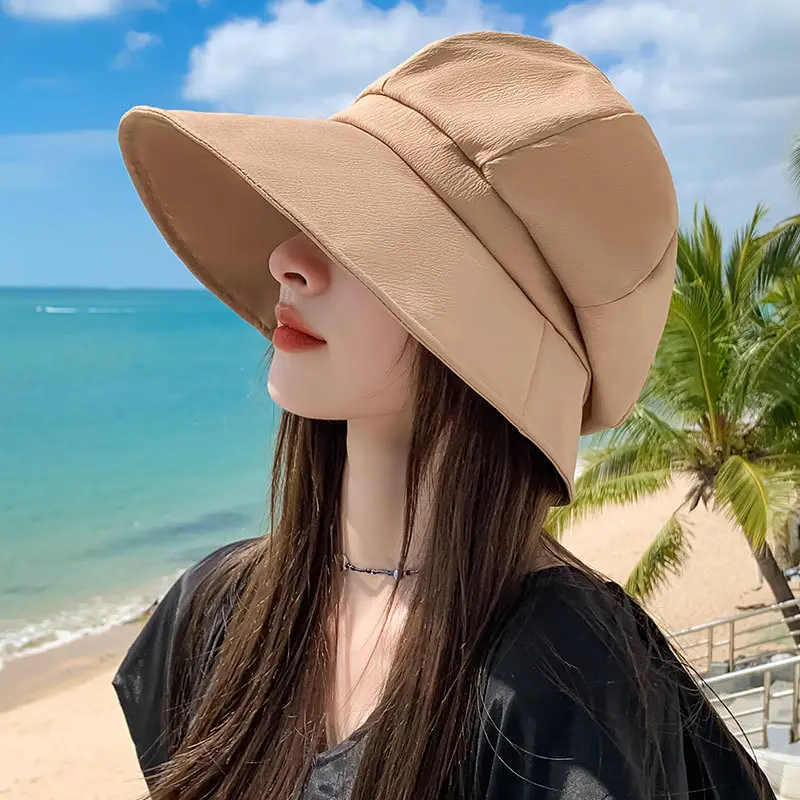 自由調節 隨意收納 八角遮陽帽漁夫帽堆堆帽貝雷帽三合一 遮陽防曬